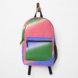 Colorful Rainbow Aura Backpack Gradient Abstract Ombre