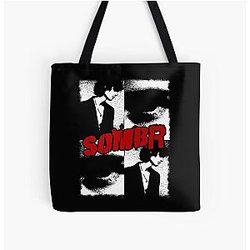 Vintage Somber All Over Print Tote Bag
