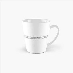 Somber Lyric from Undressed Tall Mug