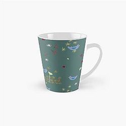 Motif oiseaux bleus (fond sombre) Tall Mug