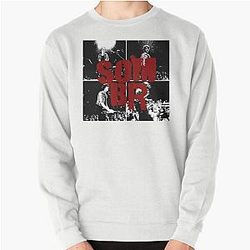 Close Up Photo Somber Pullover Sweatshirt