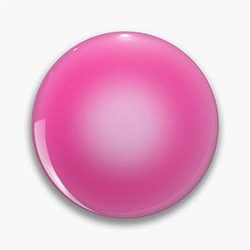 Spiritual Pink Aura Gradient Sombre Abstract Pin