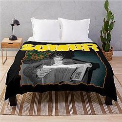 Vintage Grunge Sombr Throw Blanket
