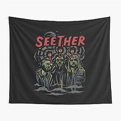 Affiche les bouillonnements sombre Tapestry T-shirt