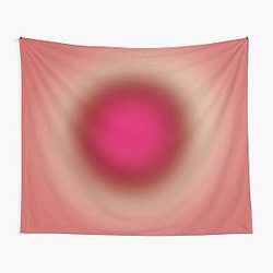 Spiritual Dark Aura Gradient Ombre Abstract Human Chakra Tapestry