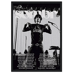 Sombr The Late Nights And Young Romance Tour Dates 2025 Poster , Size 8" x 10"