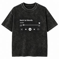 Spotify-Inspired PTTT2907 Washed Sombr T-Shirts