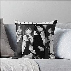 Somber Retro 90s Throw Pillow