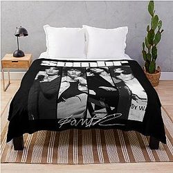 Somber Retro 90s Throw Blanket