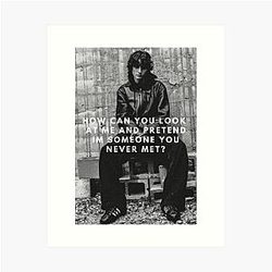 Somber Back to Friends Art Print