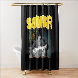 Vintage Grunge Style Shower Curtain