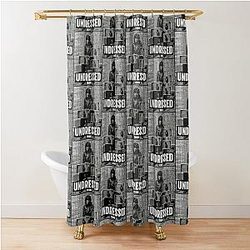 Somber Undressed Shower Curtain