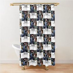Somber Late Nights & Young Romance Tour Retro Shower Curtain