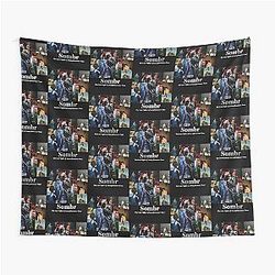 Somber Retro Tapestry