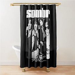 Somber Retro 90s Shower Curtain