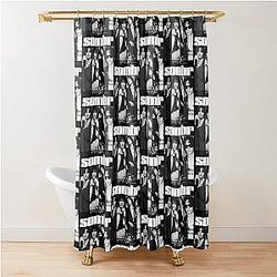 Somber Retro 90s Shower Curtain