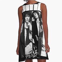 Retro 90S A-Line Dress
