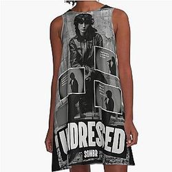 Somber Undressed A-Line Dress
