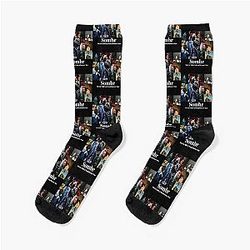 Somber Retro Socks