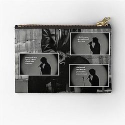 Somber Undressed Zipper Pouch