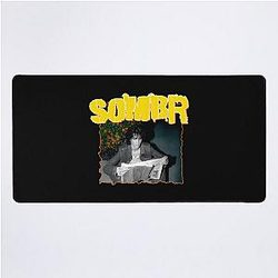 Verge Grunge Style Somber Desk Mat
