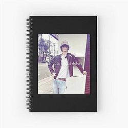 Somber Music Artist Spiral Notebook
