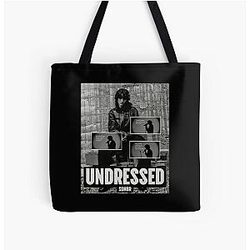Somber Undressed Over Print Tote Bag