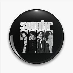 Somber World Music Vintage Pin