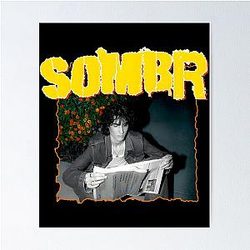 V intage Grunge Style Somber Poster