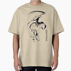Soul Eater Inspired Anime Tee, Unique Y2K Vintage Unisex Heavy Cotton Oversized T-Shirt Gift for Fans Gothic Shirt