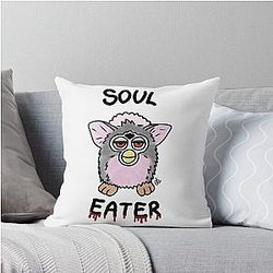 Furby the Soul Eater Throw Pillow