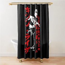 Kishin Red Soul Eater Shower Curtain