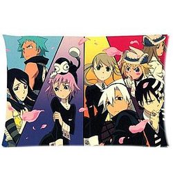 Custom Japanese Anime Soul Eater Rectangle Pillow Case 20x30 Inch