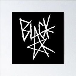 Black Star Signature Screen printed Manga Poster from Soul Eater