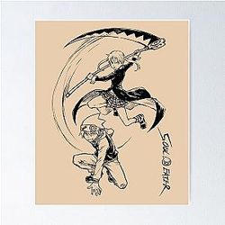 Soul Eater Inspired Anime Tee, Unique Gothic Unisex Heavy Cotton Tee, Gift for Fans