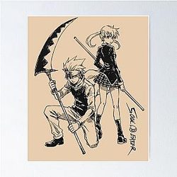 Soul Eater Inspired Anime Tee Unique Y2k Style Gothic Shirt Gift for Fans