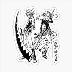 Soul Eater Inspired Anime Tee, Unique Y2K Style Vintage Unisex Heavy Cotton Gothic Shirt Gift for Fans