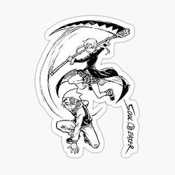 Soul Eater Inspired Anime Tee, Unique Gothic Style Vintage Heavy Cotton Tee, Gift for Fans