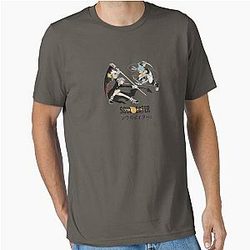 Soul Eater Maka Albarn Soul Evans & Black Star Action Pose Essential T-Shirt