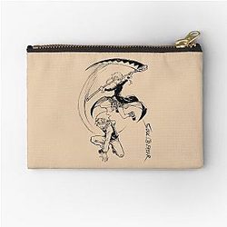 Soul Eater Inspired Anime Tee, Unique Unisex Heavy Cotton Shirt, Gift for Fans, Gothic Style Zipper Pouch
