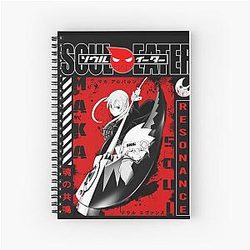 Soul Eater Design Spiral Notebook