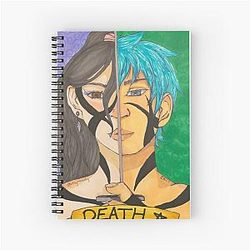 Soul Eater Tarot Death Spiral Notebook