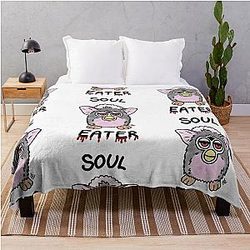 Furby Throw Blanket