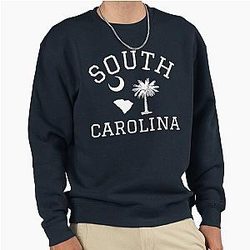 South Carolina Palmetto State Map Sweatshirt