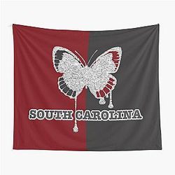 South Carolina Butterfly Tapestry