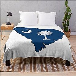 South Carolina Throw Blanket