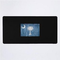 South Carolina Flag Barn Wall Print Shirts Gift Desk Mat