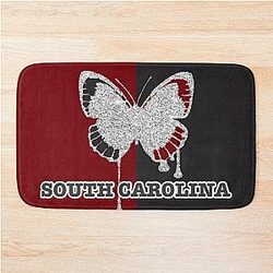 South Carolina Butterfly Bath Mat