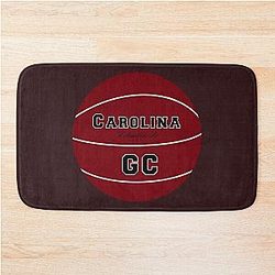 Columbia South Carolina Basketball Logo Bath Mat