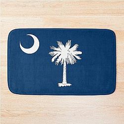 South Carolina Palmetto Tree Bath Mat
